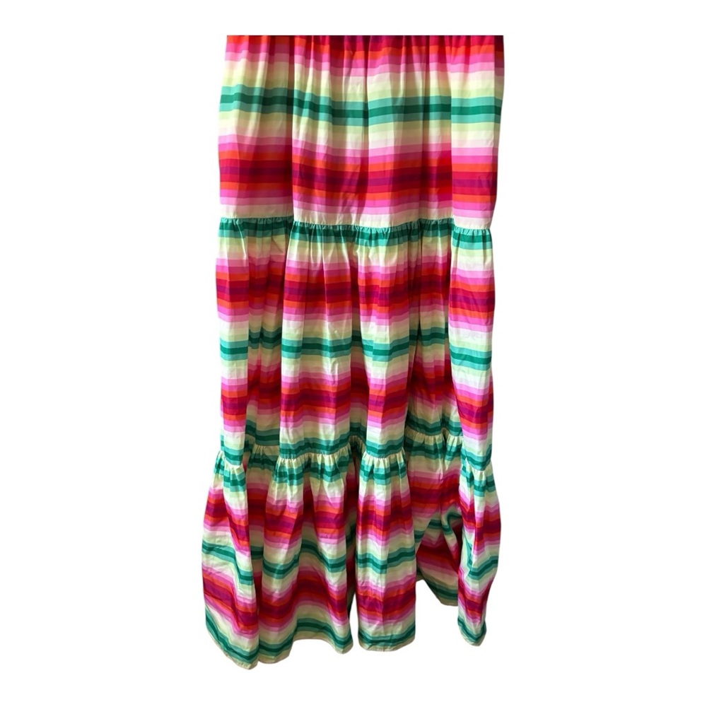 J.CREW Tiered Stripe Maxi Dress Size 8 NWT - Picture 5 of 15